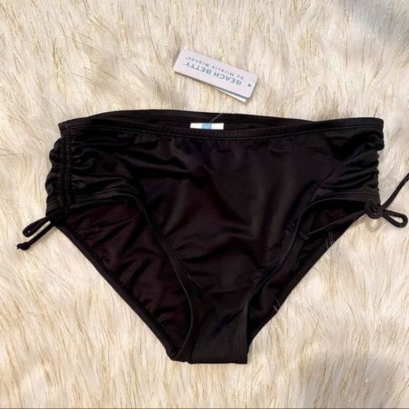 Beach Betty Black Bikini Bottom S - Picture 2 of 3